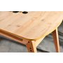 HANAH HOME Trpezarijski sto i stolice Palace Wooden Anthracite - slika 5