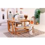 HANAH HOME Trpezarijski set Cheri 2S 1B - slika 2