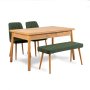 HANAH HOME Trpezarijski set Costa Atlantice-Green - slika 3