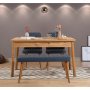 HANAH HOME Trpezarijski set Costa Atlantic-Navy Blue - slika 1