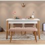 HANAH HOME Trpezarijski set Costa Atlantic White-Stone - slika 1