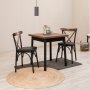 HANAH HOME Trpezarijski sto i stolice Oliver Kare Brk Syh - slika 2