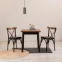 HANAH HOME Trpezarijski sto i stolice Oliver Kare Brk Syh - slika 1