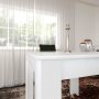 HANAH HOME Trpezarijski sto Single 90 Shiny White - slika 3