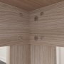 HANAH HOME Trpezarijski sto Single 90 Oak - slika 4