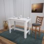HANAH HOME Trpezarijski sto Barra Shiny White - slika 1