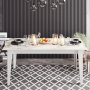 HANAH HOME Trpezarijski sto Polka White - slika 2