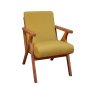 HANAH HOME Fotelja Melody Yellow - slika 1