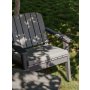 HANAH HOME Baštenska stolica Silva Anthracite Charcoal - slika 2