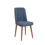 HANAH HOME Trpezarijska stolica Vina 1048 Dark Blue Walnut - slika 3