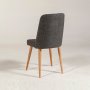 HANAH HOME Trpezarijska stolica Vina Sandalye Anthracite Atlantic - slika 2