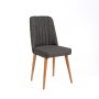 HANAH HOME Trpezarijska stolica Vina Sandalye Anthracite Atlantic - slika 4