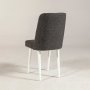 HANAH HOME Trpezarijska stolica Vina Sandalye Anthracite White - slika 2