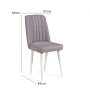 HANAH HOME Trpezarijska stolica Vina Sandalye Soho White - slika 5