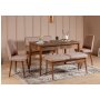 HANAH HOME Trpezarijska stolica Vina Sandalye Walnut Stone - slika 5