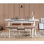 HANAH HOME Trpezarijska stolica Vina Sandalye White Stone - slika 4