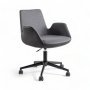 HANAH HOME Kancelarijska stolica Dora Black Anthracite - slika 5