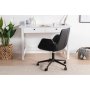 HANAH HOME Kancelarijska stolica Dora Black Anthracite - slika 1