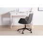 HANAH HOME Kancelarijska stolica Dora Cream Anthracite - slika 1
