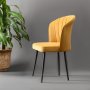HANAH HOME Set 2 stolice Rubi Yellow - slika 2