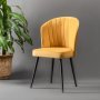 HANAH HOME Set 2 stolice Rubi Yellow - slika 1