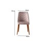 HANAH HOME Set 2 stolice Dallas 555 V2 - slika 4