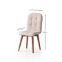 HANAH HOME Set 4 stolice Retro 708 - slika 3