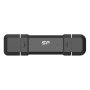 SILICON POWER 500GB Portable Stick SSD DS72 USB 3.2 Gen 2 Type-A & Type-C SP500GBUC3S72VPK - slika 1