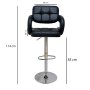 HANAH HOME Barska stolica Burocci Cappa Black - slika 2