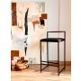 HANAH HOME Barska stolica Pıetro Black - slika 2