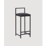 HANAH HOME Barska stolica Pıetro Black - slika 4