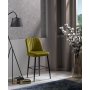 HANAH HOME Set 2 barske stolice Vento Yellow - slika 1