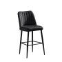 HANAH HOME Set 4 barske stolice Vento Black - slika 3