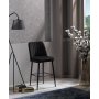 HANAH HOME Set 4 barske stolice Vento Black - slika 1