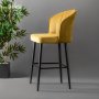 HANAH HOME Set 4 barske stolice Rubi Yellow - slika 2