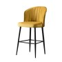 HANAH HOME Set 4 barske stolice Rubi Yellow - slika 4