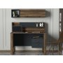 HANAH HOME Radni sto Bumerang Walnut Anthracite - slika 3