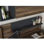 HANAH HOME Radni sto Bumerang Walnut Anthracite - slika 5
