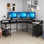 HANAH HOME Radni sto Power Black - slika 1