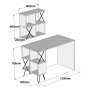 HANAH HOME Radni sto Extra 2 Cream - slika 5