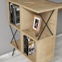 HANAH HOME Radni sto Extra 2 Oak - slika 3