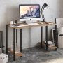 HANAH HOME Radni sto Reader Black Walnut - slika 1