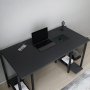 HANAH HOME Radni sto Academy Black Anthracite - slika 3