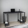 HANAH HOME Radni sto Academy Black Anthracite - slika 4