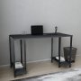 HANAH HOME Radni sto Academy Black Anthracite - slika 1