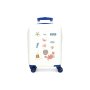 ENSO ABS Kofer 50 cm - belo/plavi - slika 1