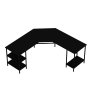 HANAH HOME Radni sto Power L 8537 Black - slika 5