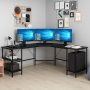 HANAH HOME Radni sto Power L 8537 Black - slika 1