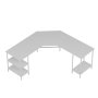 HANAH HOME Radni sto Power L White - slika 4