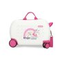 ENSO ABS Kofer za decu 45 cm - belo/roze - slika 1